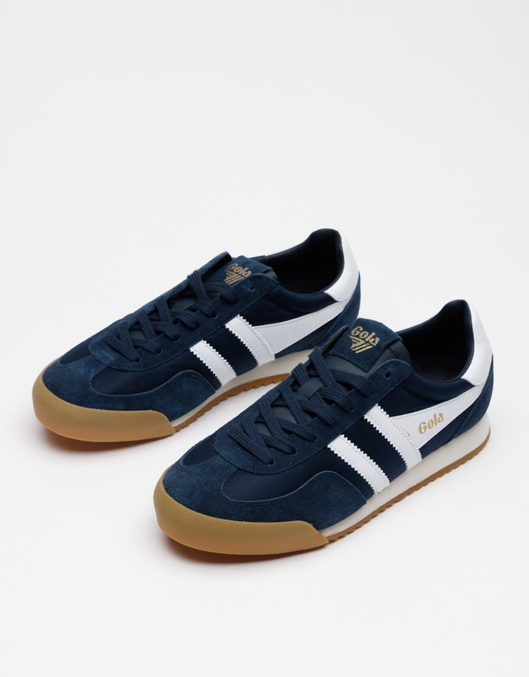 נעלי גברים - Gola - סניקרס בד וזמש EUROPA - כחול4