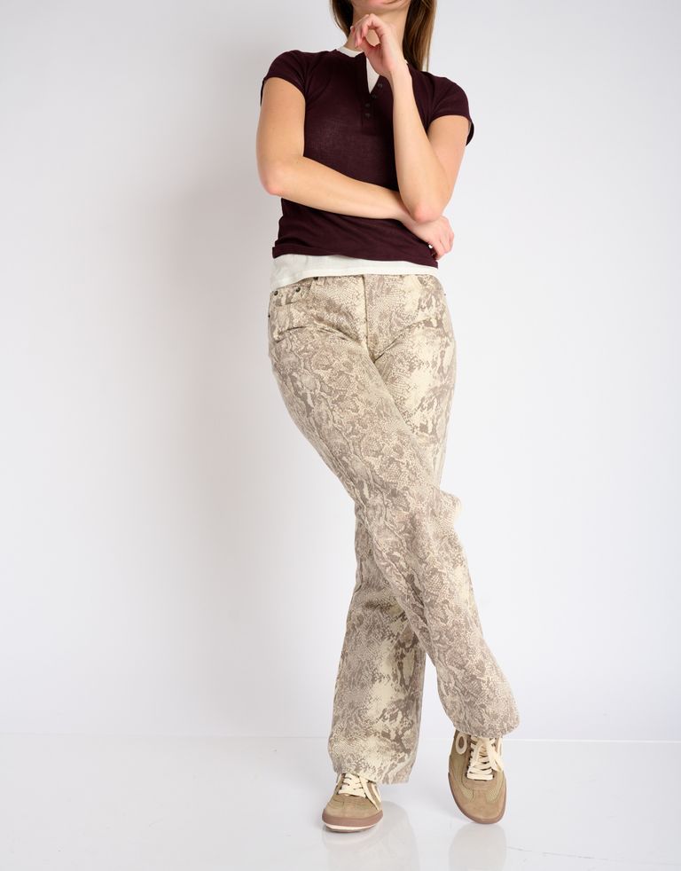 נעלי נשים - Aro - סניקרס JOANETA BAREFOOT - חום בהיר3