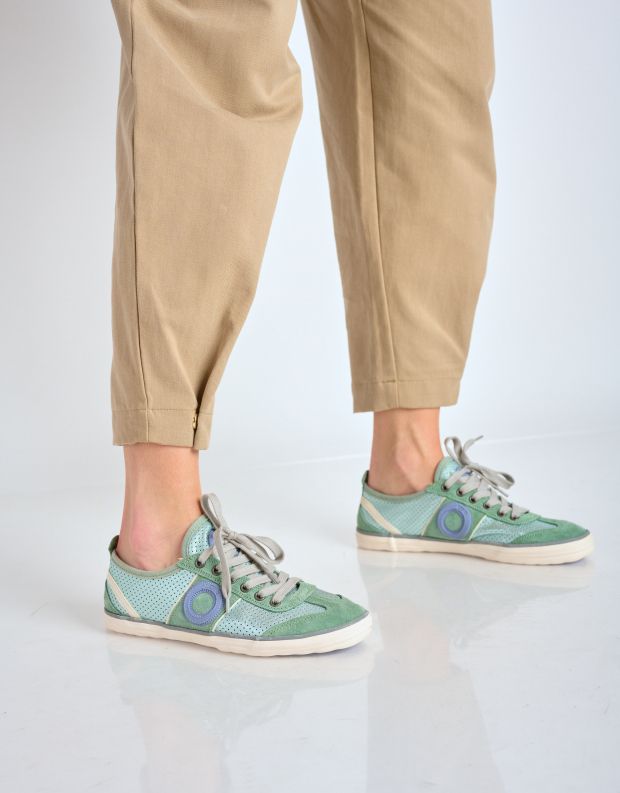 נעלי נשים - Aro - סניקרס PICADA מטאלי - מנטה