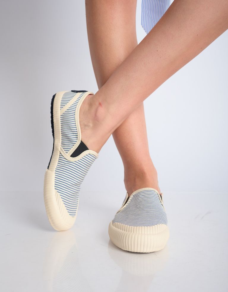 נעלי נשים - Aro - סליפ און  טבעוני  CHARLIE - פסים3