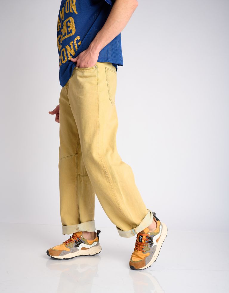 נעלי גברים - Flower Mountain - סניקרס צבעוניות YAMANO - כתום   אפור3