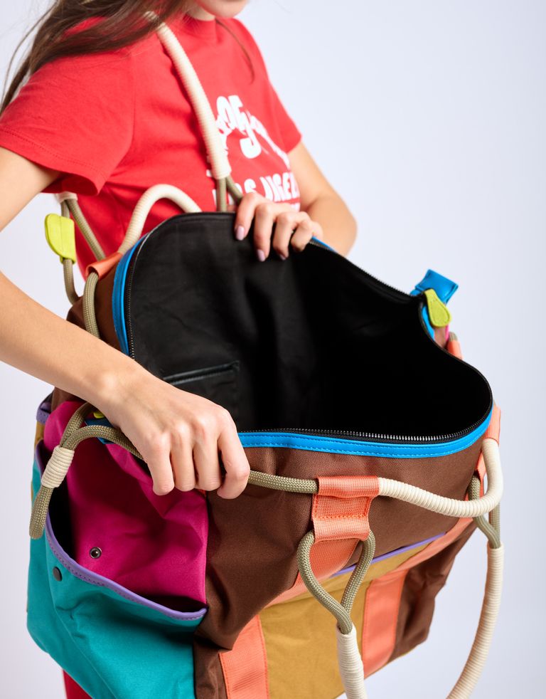 נעלי נשים - Flower Mountain - תיק צד גדול WEEKEND - חרדל2