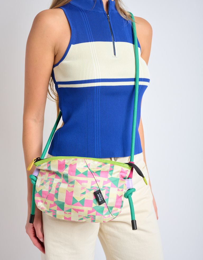 נעלי נשים - Flower Mountain - תיק צד POCKET FM - ירוק   ורוד4