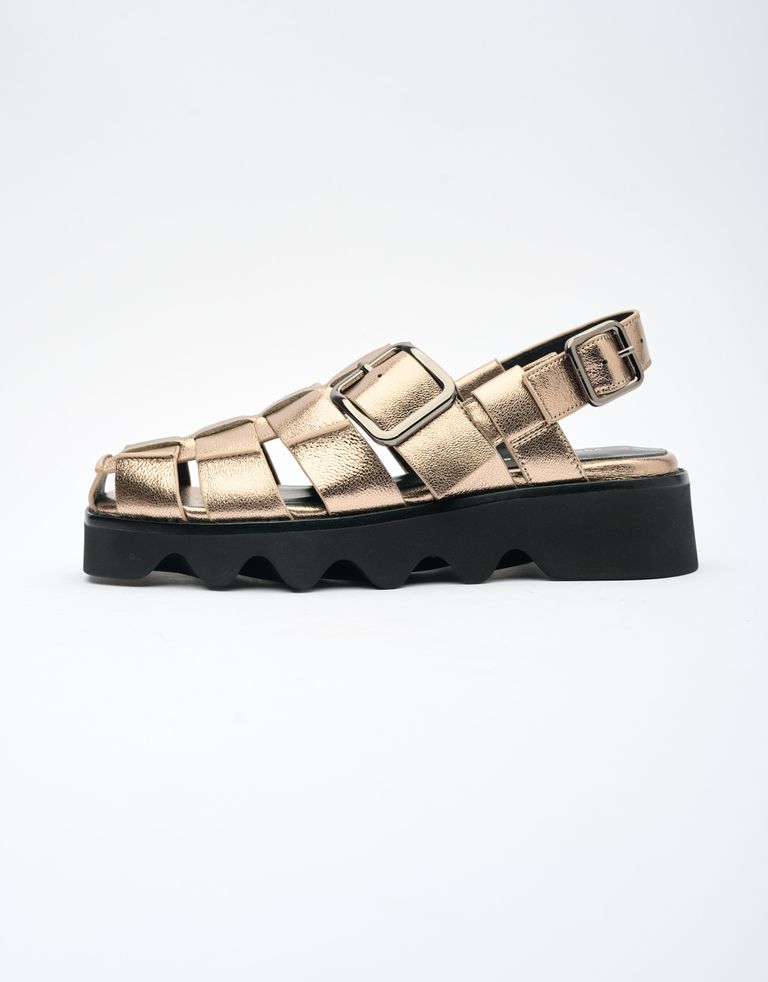 נעלי נשים - Yuko Imanishi - סנדלי דייגים CHIE - ברונזה4