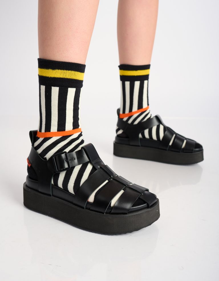 נעלי נשים - Rollie - סנדלי דייגים ACE - שחור3