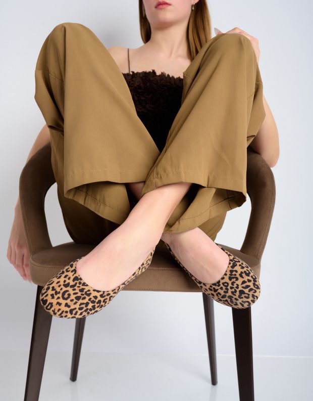 נעלי נשים - Rollie - נעלי בלרינה BALLET - נמר