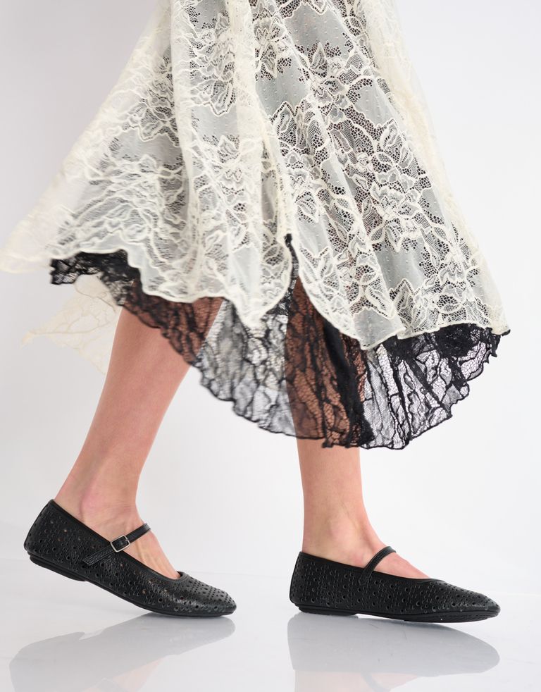 נעלי נשים - Rollie - נעלי BALLET MARY JANE - שחור3