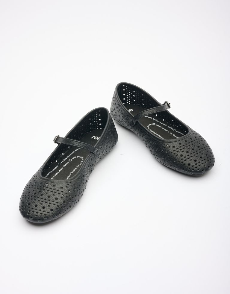 נעלי נשים - Rollie - נעלי BALLET MARY JANE - שחור4