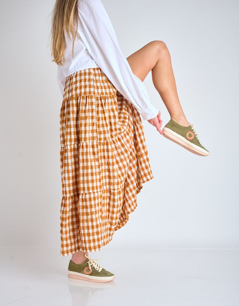 נעלי נשים - Aro - סניקרס JOANETA PLUS - זית2