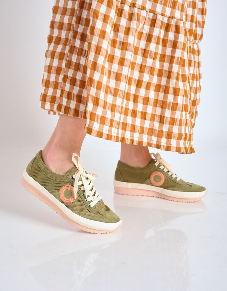 נעלי נשים - Aro - סניקרס JOANETA PLUS - זית3