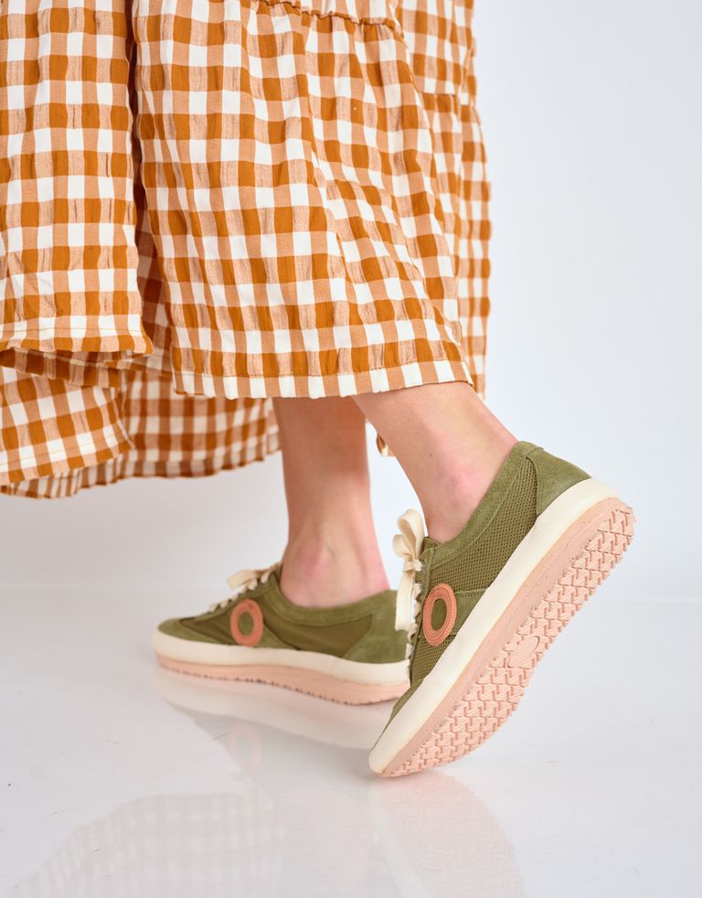 נעלי נשים - Aro - סניקרס JOANETA PLUS - זית4