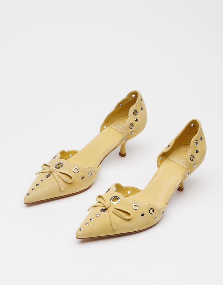 נעלי נשים - Jeffrey Campbell - נעלי סירה GRATIFIED - צהוב2