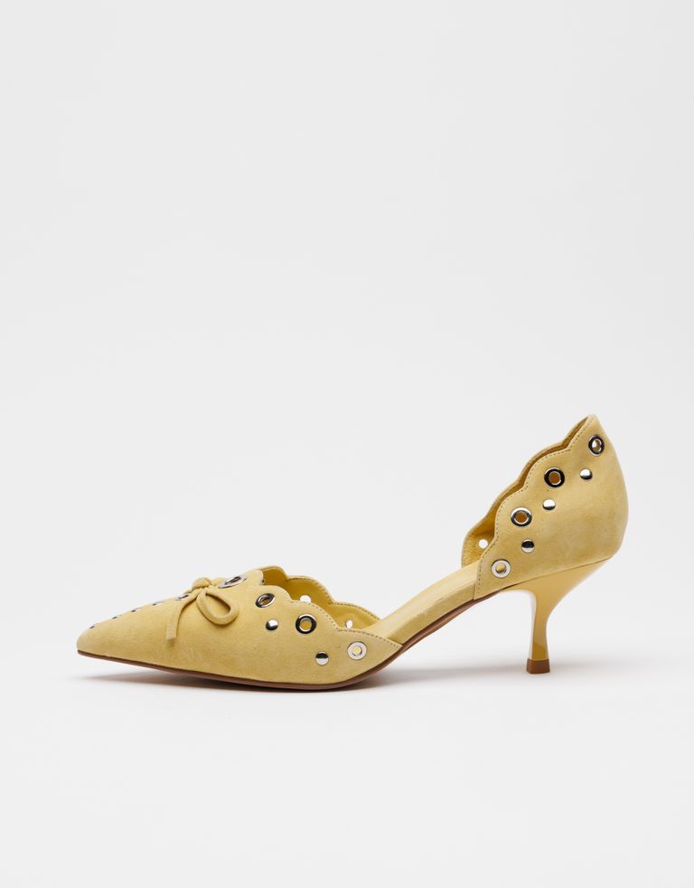 נעלי נשים - Jeffrey Campbell - נעלי סירה GRATIFIED - צהוב3