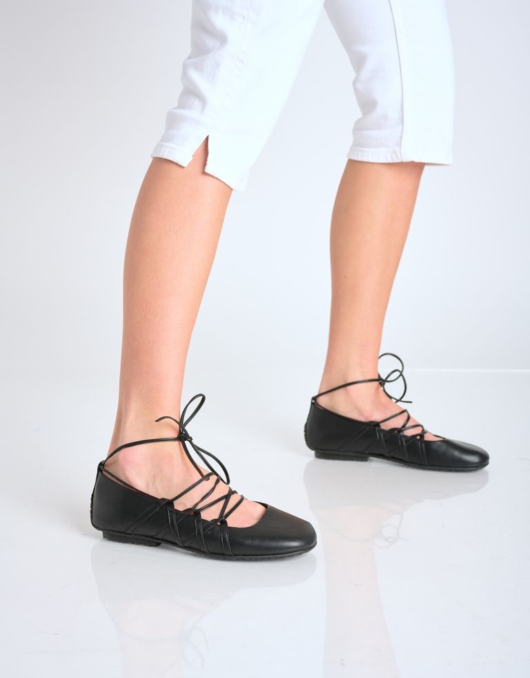 נעלי נשים - Jeffrey Campbell - נעליים שטוחות BARRE WORK - שחור3