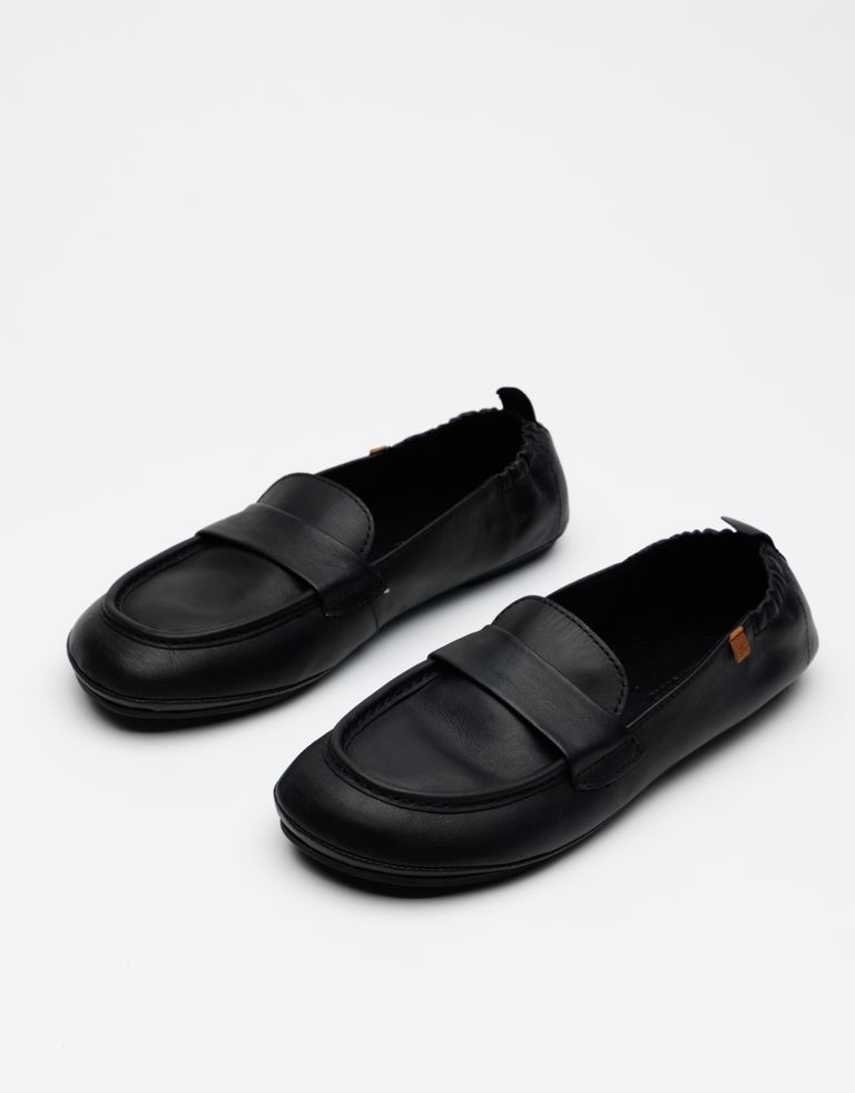 נעלי נשים - El Naturalista - נעלי מוקסין ESSENCE - שחור2