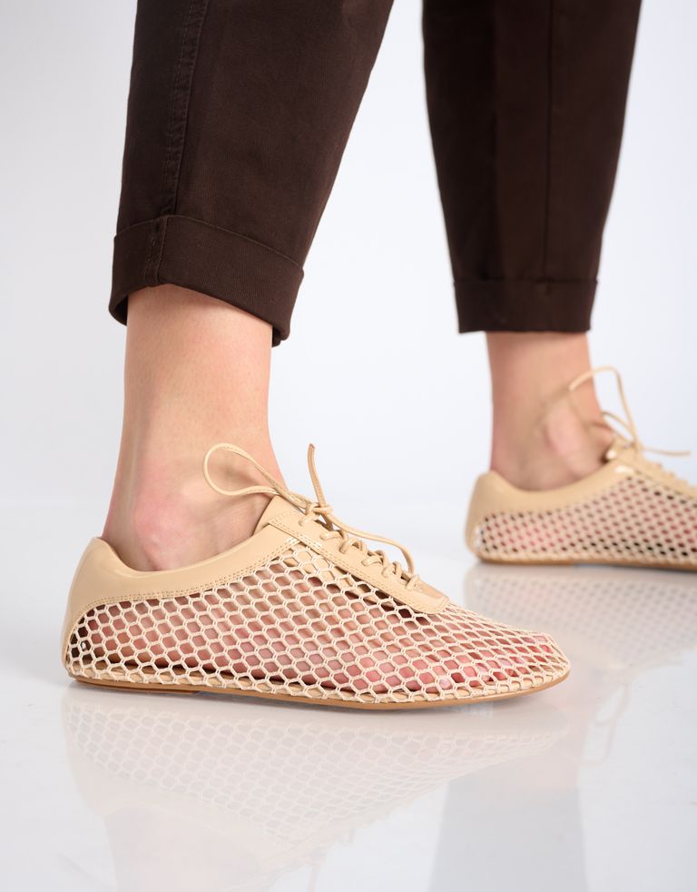 נעלי נשים - Jeffrey Campbell - נעלי  לק ורשת שטוחות FLAX - ניוד2