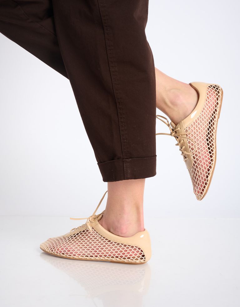 נעלי נשים - Jeffrey Campbell - נעלי  לק ורשת שטוחות FLAX - ניוד4