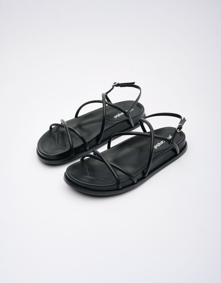 נעלי נשים - Jeffrey Campbell - סנדלים  שטוחים LA EMPRESS - שחור2