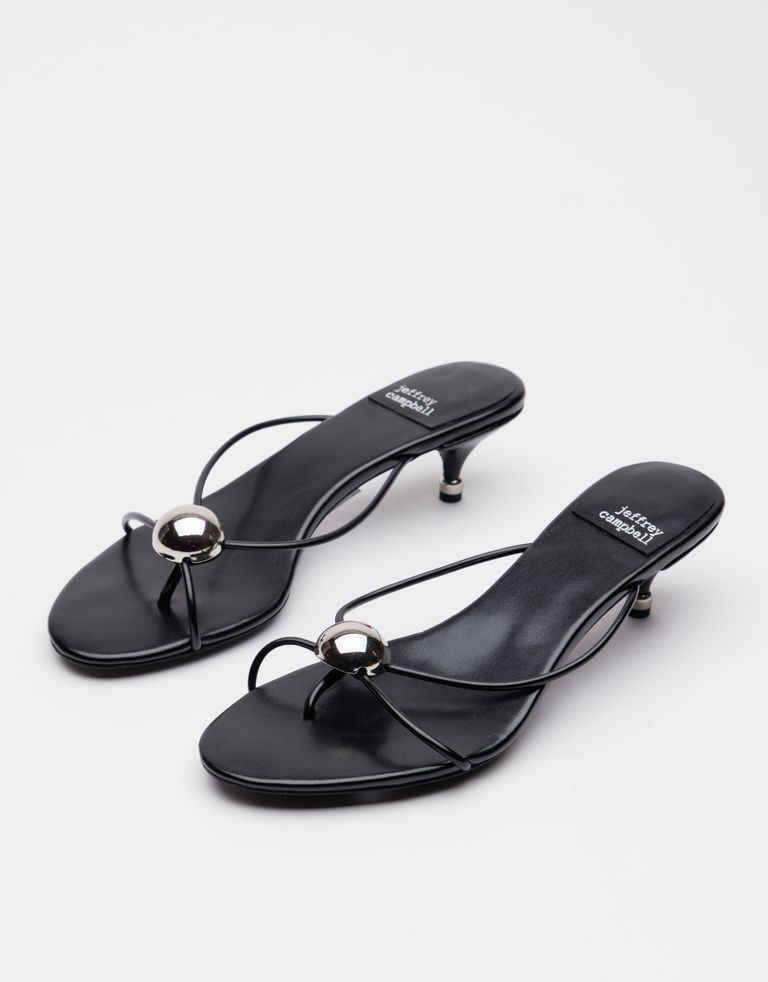 נעלי נשים - Jeffrey Campbell - כפכפי עקב  PRECIOSA - שחור3