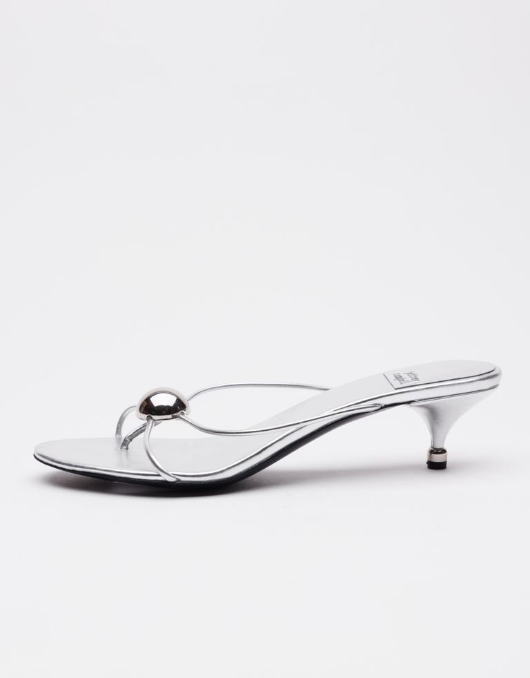 נעלי נשים - Jeffrey Campbell - כפכפי עקב  PRECIOSA - כסף4