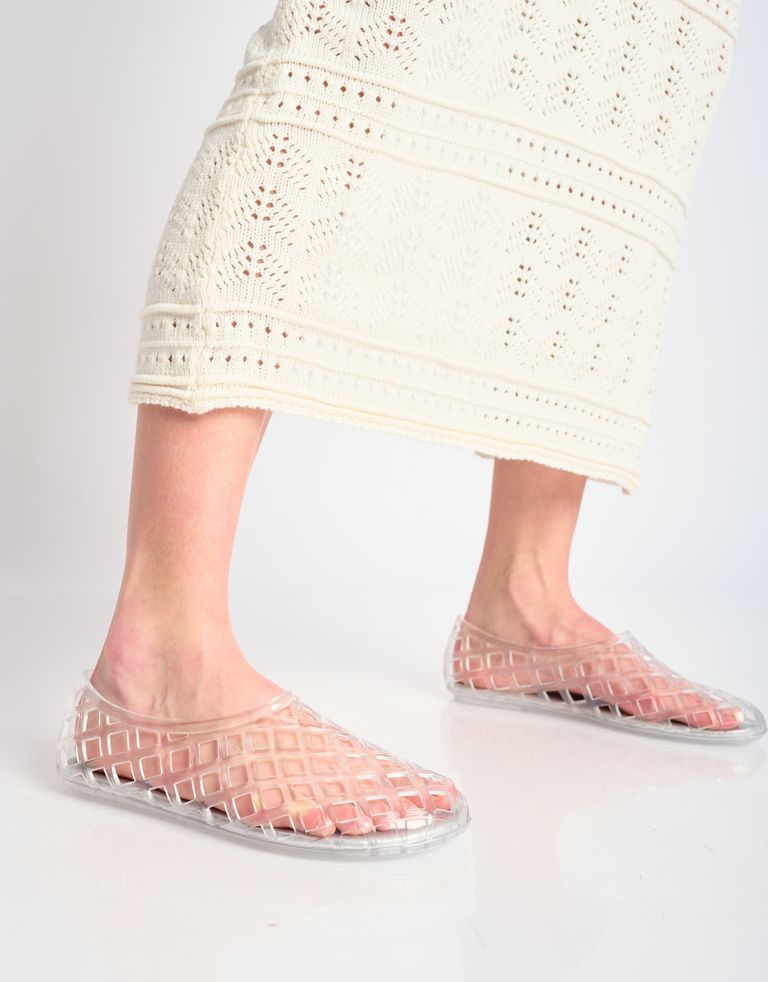 נעלי נשים - Jeffrey Campbell - נעלי גומי JELLZ - שקוף1