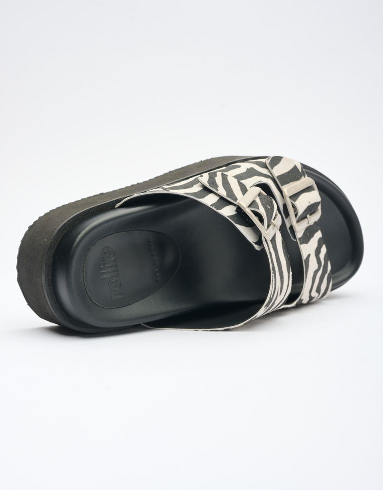 נעלי נשים - Rollie - כפכפים ACE ANIMAL - זברה4