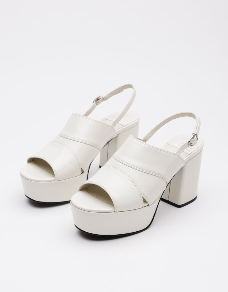 נעלי נשים - Jeffrey Campbell - סנדלי עקב RELIABLE - אופוויט3