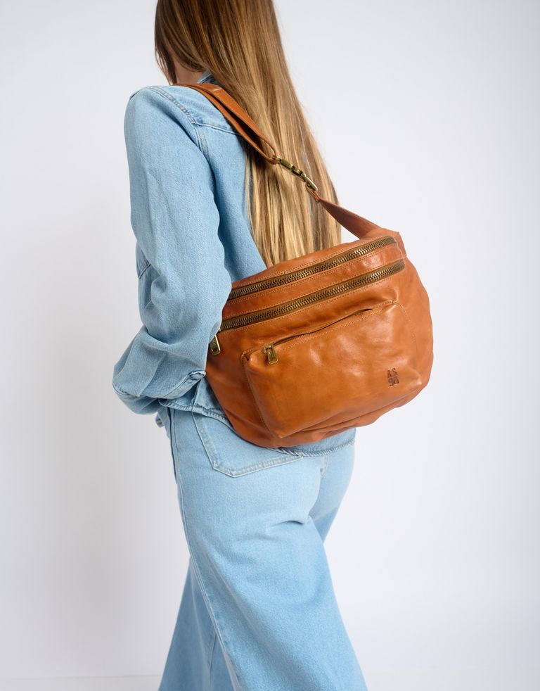 A.S. 98 - תיק פאוצ' גדול NICOLA - חום2