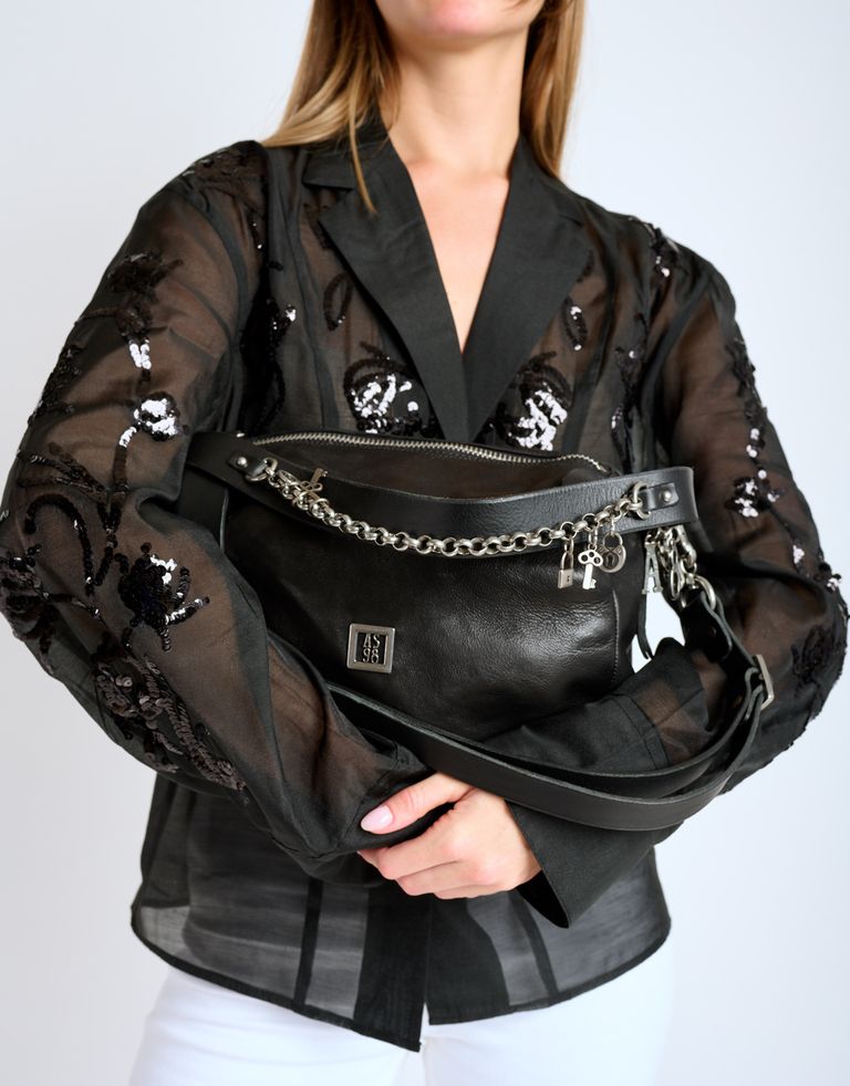 נעלי נשים - A.S. 98 - תיק צד NELLA - שחור4