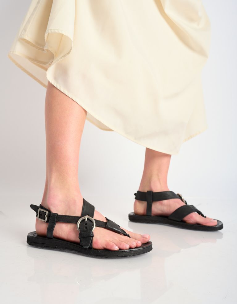 נעלי נשים - A.S. 98 - סנדלי רצועות RAMOS - שחור3