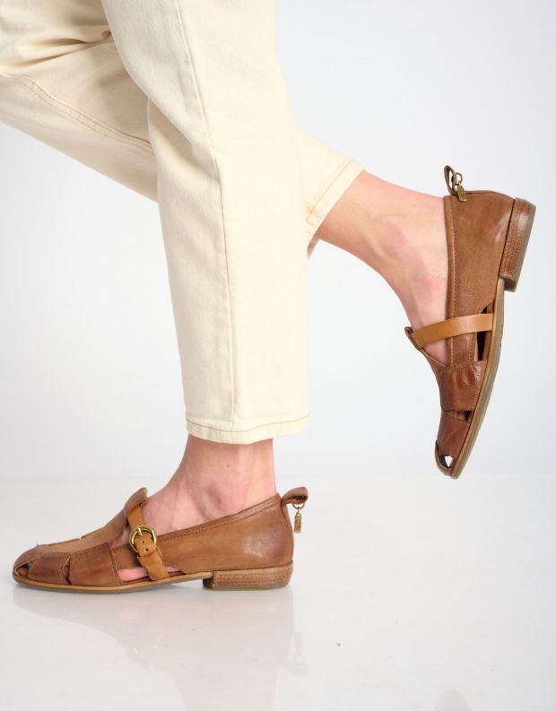 נעלי נשים - A.S. 98 - נעלי עור ZANNA - חום