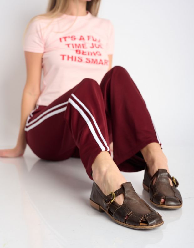 נעלי נשים - A.S. 98 - נעלי עור ZANNA - חום כהה