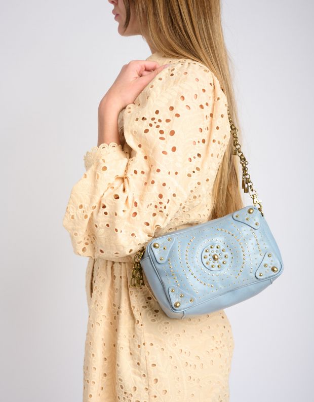 נעלי נשים - A.S. 98 - תיק ניטים PAULA - תכלת