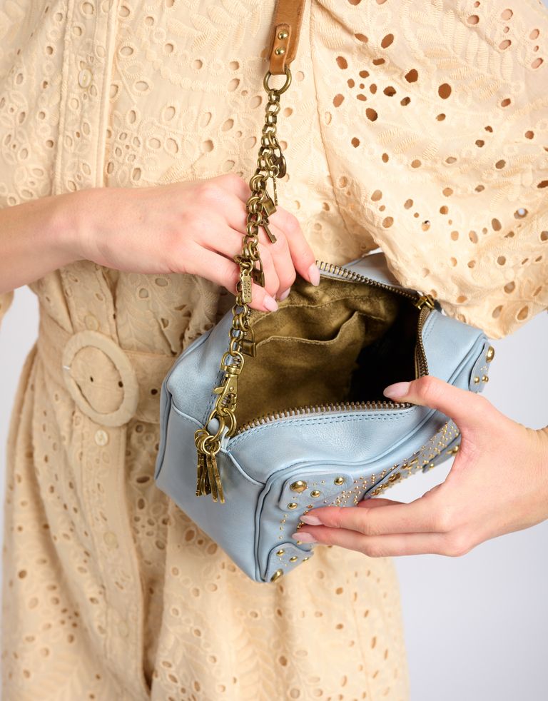 נעלי נשים - A.S. 98 - תיק ניטים PAULA - תכלת2