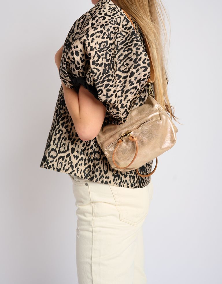 נעלי נשים - A.S. 98 - תיק אקורדיאון קטן - זהב2