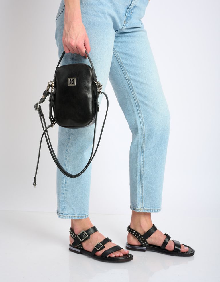 נעלי נשים - A.S. 98 - תיק עור קטן LUCIANA - שחור3