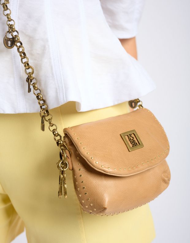 נעלי נשים - A.S. 98 - MAGGIA תיק ארנק קטן - בז'