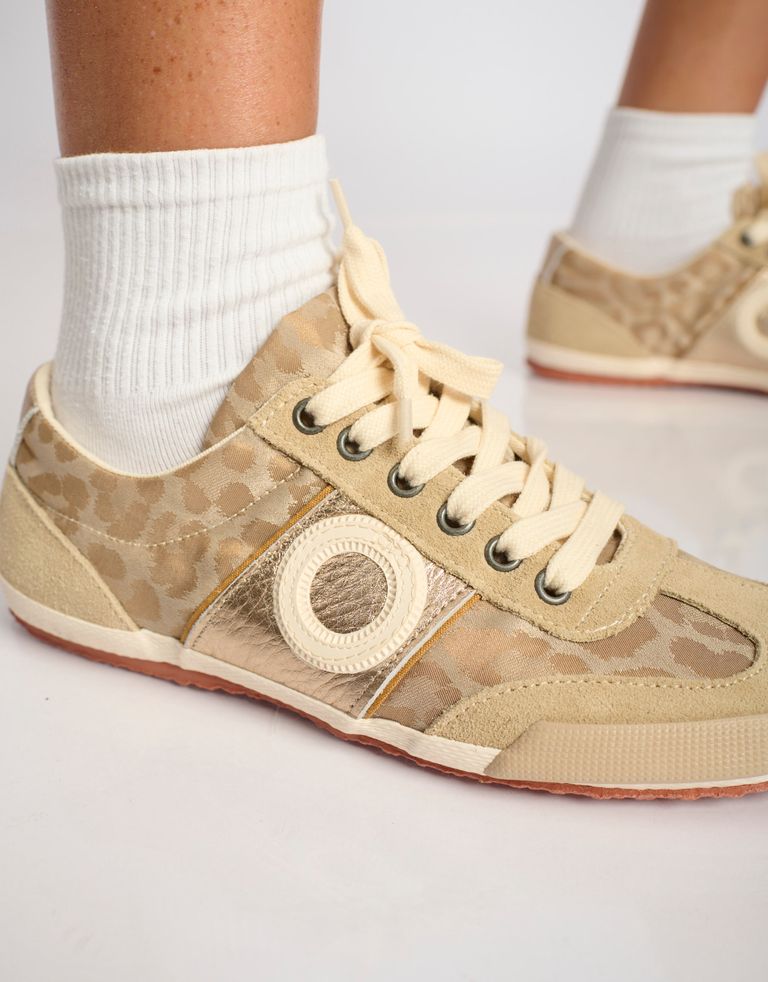 נעלי נשים - Aro - סניקרס מנומרות MAY - בז'4