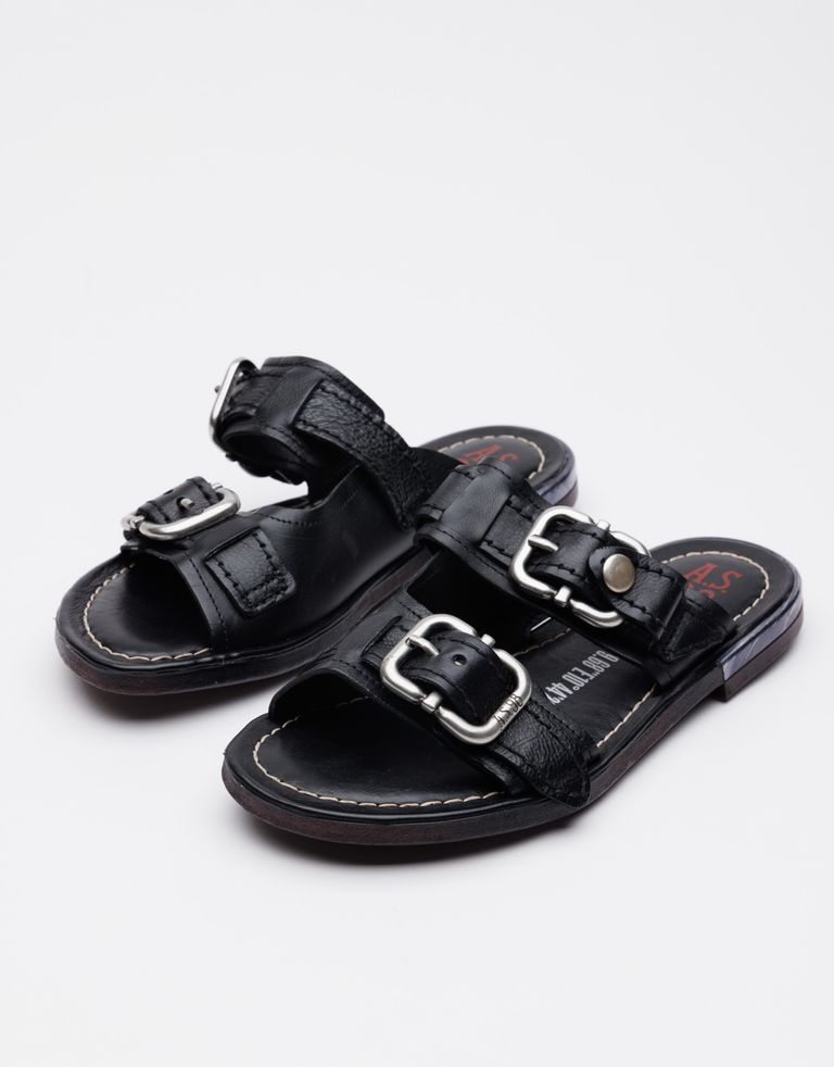 נעלי נשים - A.S. 98 - כפכפים שטוחים GOLDYOU - שחור3