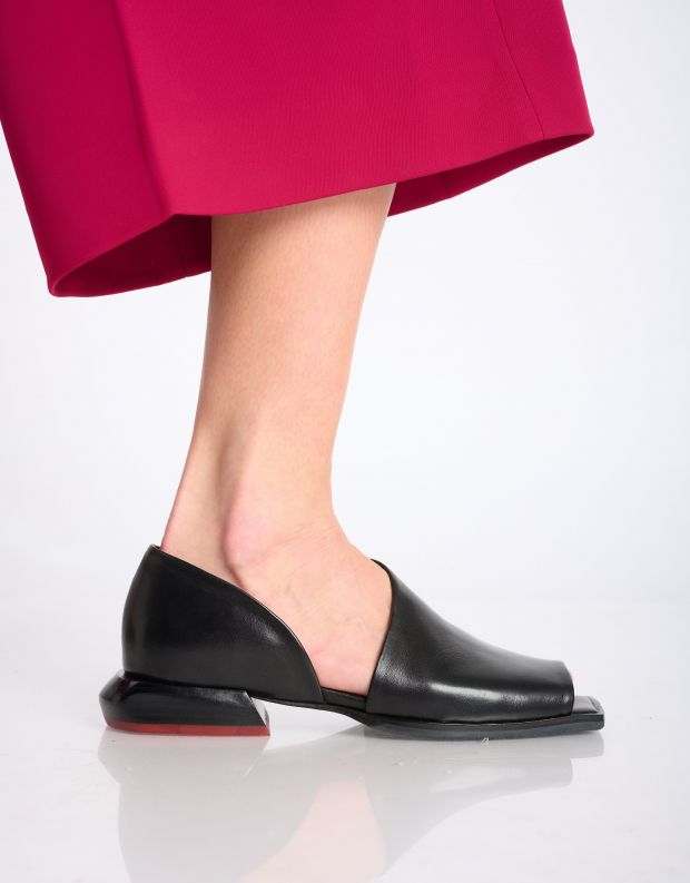 נעלי נשים - Yuko Imanishi - נעלי עור YUKI - שחור