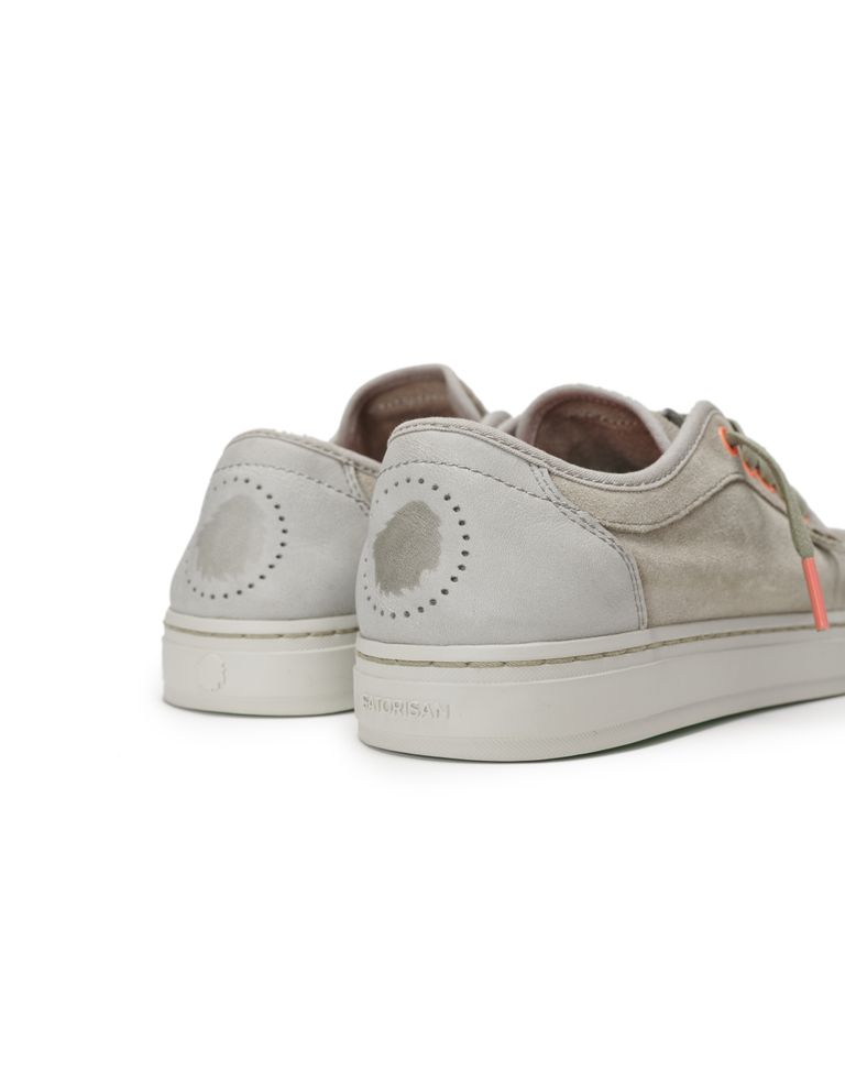 נעלי גברים - Satorisan - סניקרס זמש HEISEI - אפור בהיר4