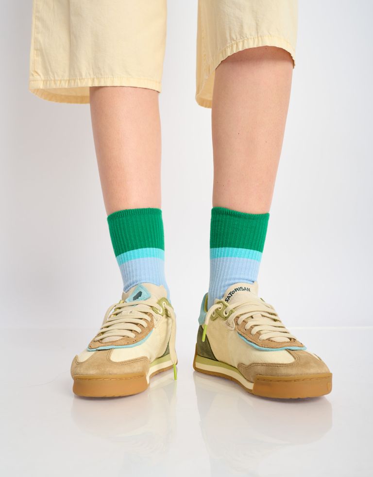 נעלי נשים - Satorisan - סניקרס בד ENSO - אופוויט חום3