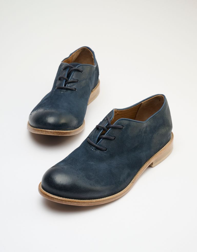 נעלי גברים - A.S. 98 - נעליי נובוק  DYAMOND - כחול3