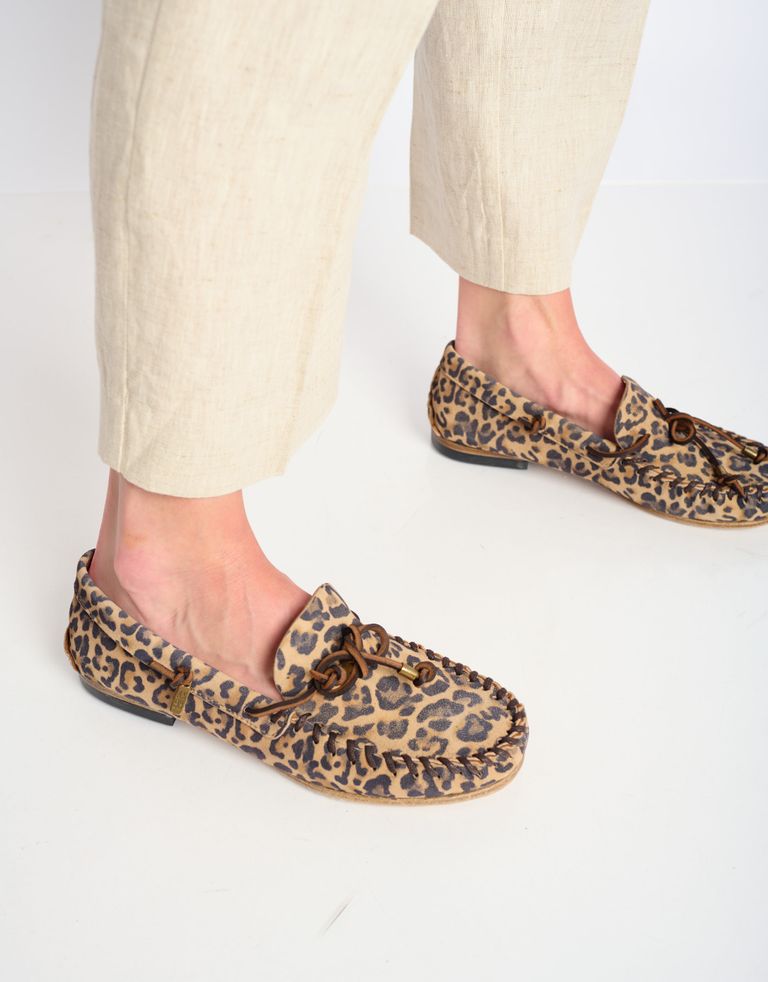 נעלי נשים - A.S. 98 - נעלי מוקסין DOWE - נמר4