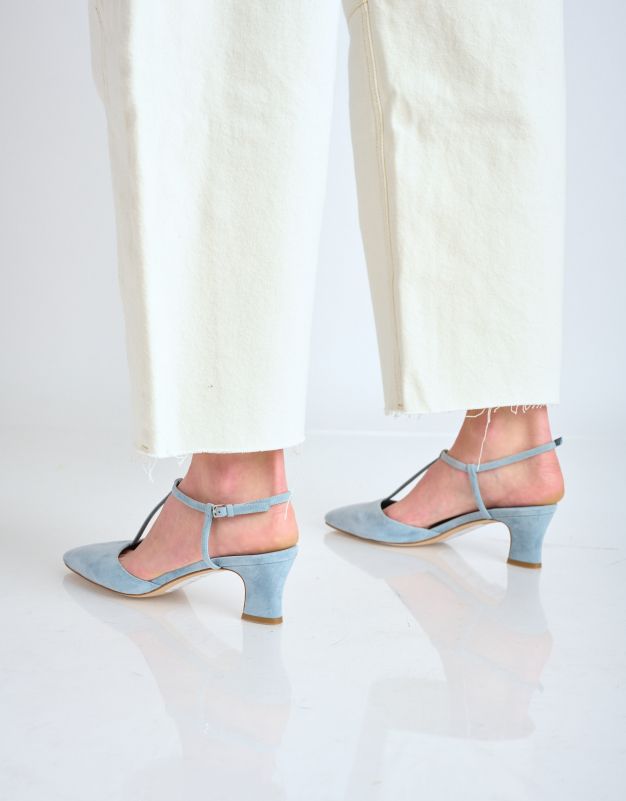 נעלי עקב מזמש CHANTAL Jeffrey Campbell | שופרא | shoofra