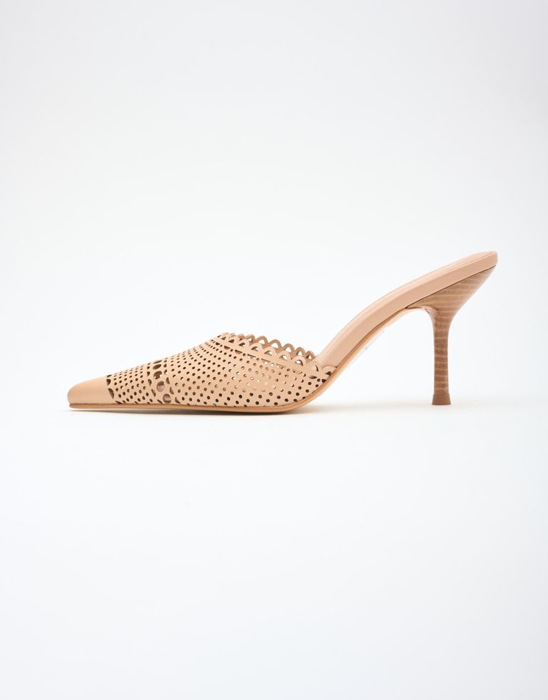 נעלי נשים - Jeffrey Campbell - כפכפי עקב IRYNA - בז'3