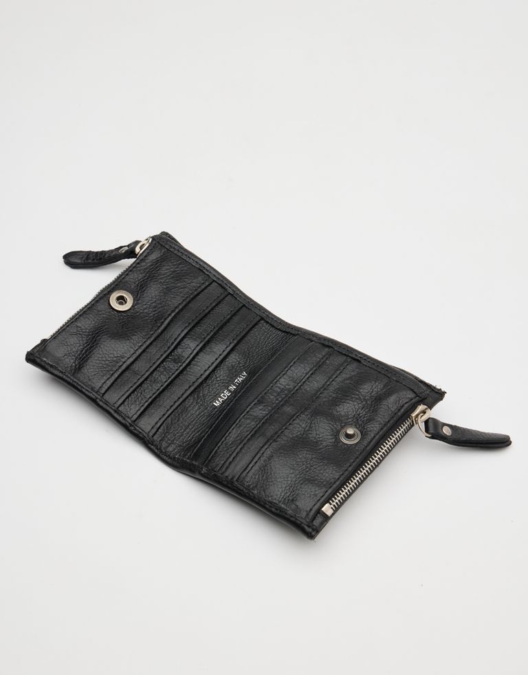נעלי נשים - A.S. 98 - ארנק קטן מעור עם רוכסנים - שחור2