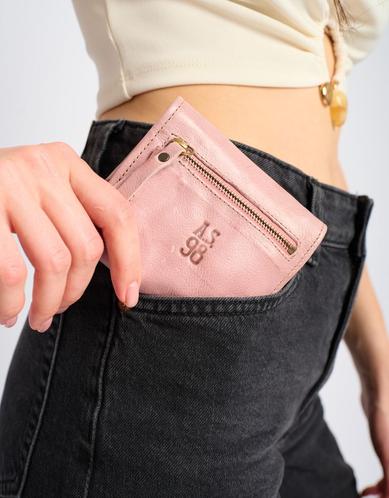 נעלי נשים - A.S. 98 - ארנק מעטפה קטן LORENZA - ורוד4
