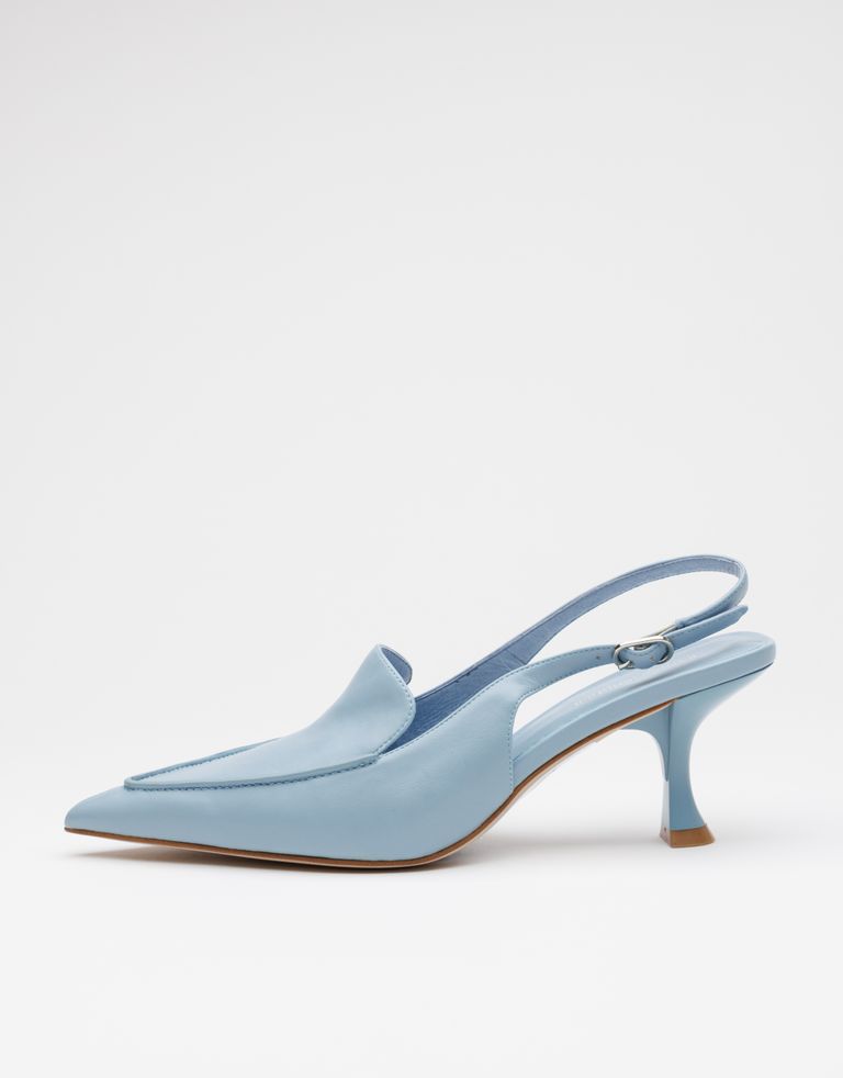 נעלי נשים - Jeffrey Campbell - סנדלי עקב ANABEL - תכלת2