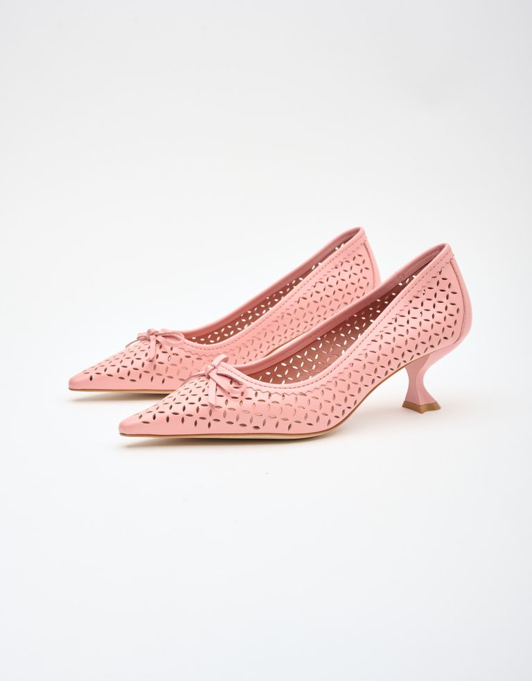 נעלי נשים - Jeffrey Campbell - נעלי סירה עם עקבים FAYRE - ורוד2